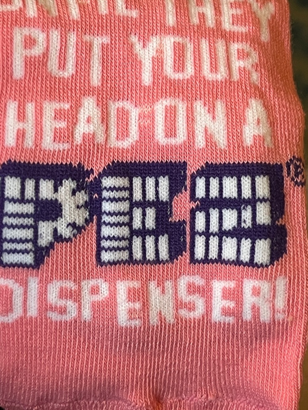 Pez Pink Ankle Socks - Fun Novelty Women’s Pair - Picture 7 of 7